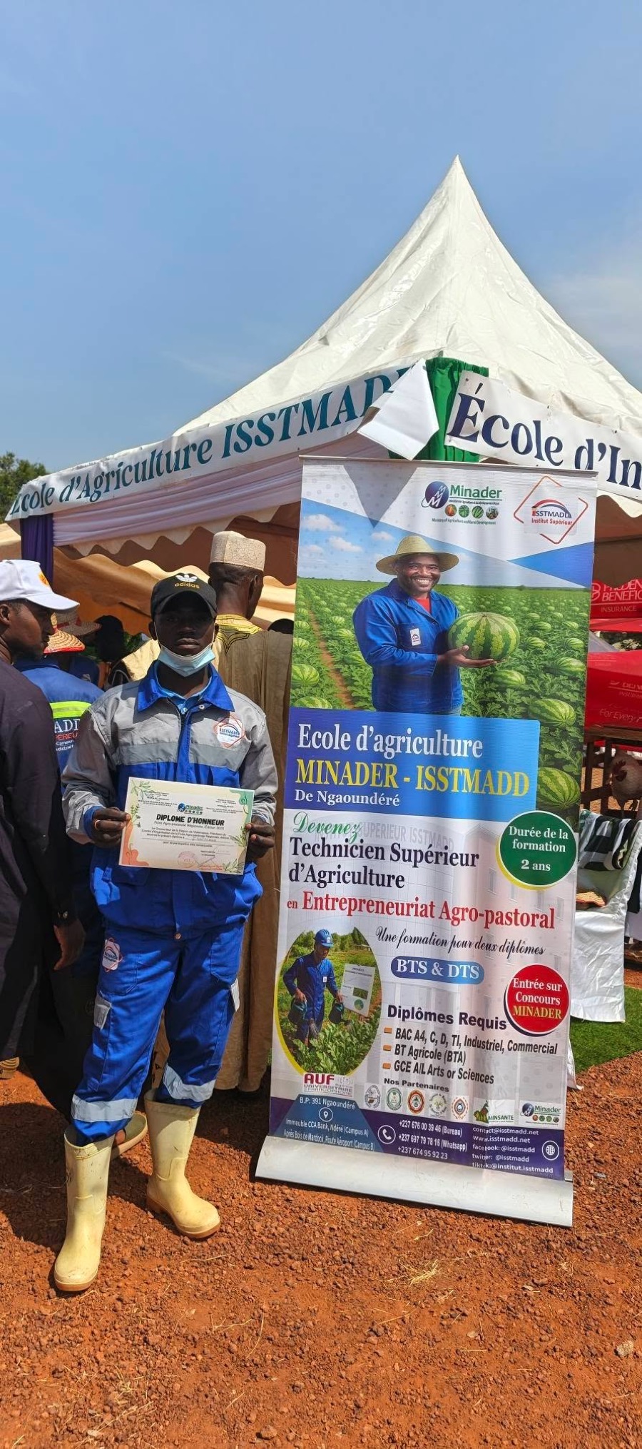 Diplôme d'Honneur du MINADER pour l'engagement en développement rural